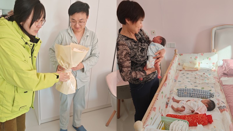 雙倍喜悅，雙倍關懷--探望喜得龍鳳胎員工家屬，傳遞溫暖與關懷